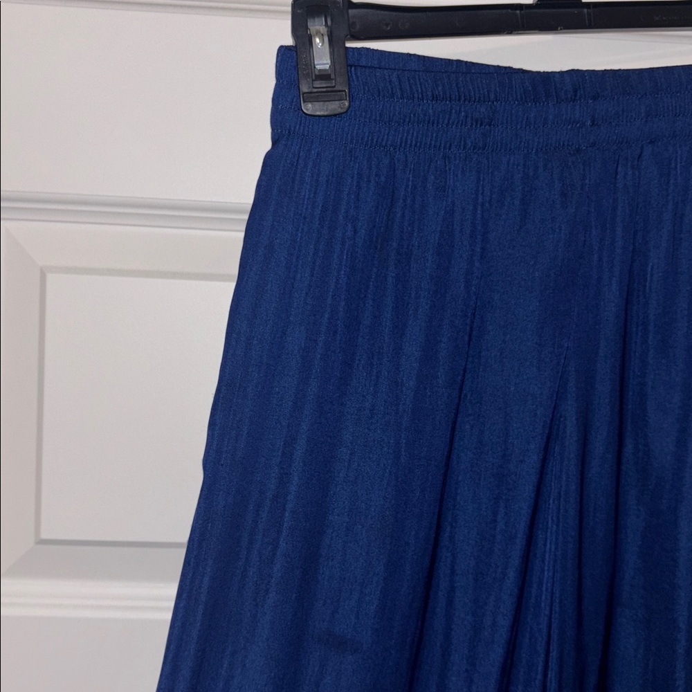 Dark Blue Wide Leg Pants